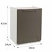 Armário exterior em PVC 34 Bege