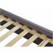 Beliani Cama Terciopelo LUBBON 209x215 Cinza