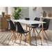 Beliani Silla de comedor DAKOTA Preto