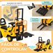Carro Andador Empilhadeira PP e ABS HOMCOM Amarelo