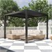Pérgola Alumínio Outsunny Cinza