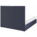 Beliani Cama baú Veludo VERNOYES 148x214 Preto