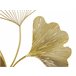 Beliani Decoração de parede INDIUM Dourado