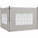 2 Paredes Laterais para Tendas PE e PVC Outsunny 293x193 Branco