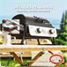 Barbecue a Gás Aço e ABS Outsunny Preto