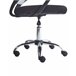 Beliani Cadeira de escritório SOLID Branco/ Preto