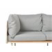 Beliani Conjunto lounge SENISE Cinza