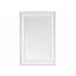Beliani Espelho LUNEL 60x3 Branco