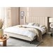 Beliani Cama com estrado Bouclé VILLETTE 185x222 Bege