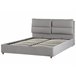 Beliani Cama baú Veludo BATILLY 174x224 Cinza