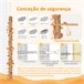 Árvore para Gatos Aglomerado de madeira Laranja