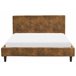 Beliani Cama com estrado Pele sintética FITOU 150x214 Castanho