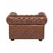 Beliani Poltrona CHESTERFIELD Bege
