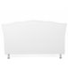 Beliani Cama con almacenaje Piel sintética METZ 168x217 Branco