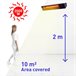 Sined WARM BLACK GLASS 2000 WIFI Aquecedor Infravermelho com Cristal de 2000W, Preto Preto