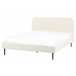 Beliani Cama Bombazine FLAYAT 173x215 Branco
