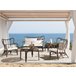 Beliani Conjunto lounge Rattan/vime BRINDISI Castanho