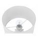 Beliani Candeeiro de mesa STILETTO Branco