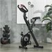 Bicicleta Estática Dobrável Aço, ABS, EVA HOMCOM Preto