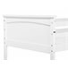 Beliani Beliche Pinho ALBON 104x206 Branco