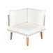 Beliani Conjunto lounge CORATO Cinza Escuro