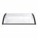 Toldo exterior Mellerud  para portas com proteção  policarbonato 120x100 Transparente