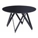 Beliani Mesa de jantar OXHILL Preto