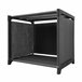 Prateleira de Organização 2 Pisos PVC e Tecido Nyana Home 31x41x29 cm 41 Preto