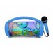 Altifalante Bluetooth com microfone para karaoke Stitch Disney Azul
