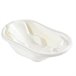 Banheira XL para recém-nascidos + espreguiçadeira ergonómica e antiderrapante Branco