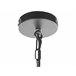 Beliani Candeeiro de tecto WANCHET Preto