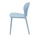 4 cadeiras de jardim de design Lolly Azul