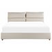 Beliani Cama baú Veludo BATILLY 194x224 Bege
