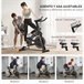 Bicicleta Estática Aço, PVC, ABS HOMCOM Laranja