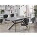 Beliani Mesa de centro AVOCA 80x140 Cinza Claro