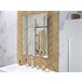 Beliani Espejo de baño MARTINET 60x4 Cinza