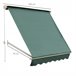 Toldo Manual Retrátil Aluminio e Poliéster Outsunny 180x70 Verde