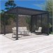 Pérgola bioclimática de alumínio + 3 persianas, Triomphe 400x300 Pérgola bioclimática de alumínio + 3 persianas, Triomphe 400x300 Branco