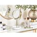 Beliani Espelho de maquilhagem SAVOIE 20x15 Branco