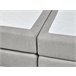 Beliani Cama continental com arrumação Poliéster MINISTER 168x209 Bege