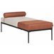 Beliani Chaise longue Linho sintético MALMOS Bege