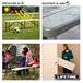 Banco plegable ultrarresistente 454 kg LIFETIME 183x29x42 cm UV100 Branco