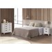 Mesa de cabeceira JULIETA 2 gavetas Mesa de cabeceira JULIETA 2 gavetas Branco