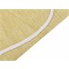 Beliani Entrelaçado YAVU 80x150 Amarelo