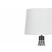 Beliani Candeeiro de mesa SHEBELLE Branco/ Bege