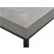 Beliani Mesa de centro DELANO 60x100 Cinza Claro