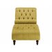 Beliani Chaise longue Terciopelo MURET Bege