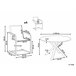 Beliani Conjunto de comedor MALETTO/COSOLETO Branco/cinza