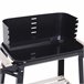 Barbecue a Carvão Metal e Porcelana Outsunny Preto