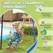 Baloiço para Crianças Aço, Polietileno Outsunny Multicor